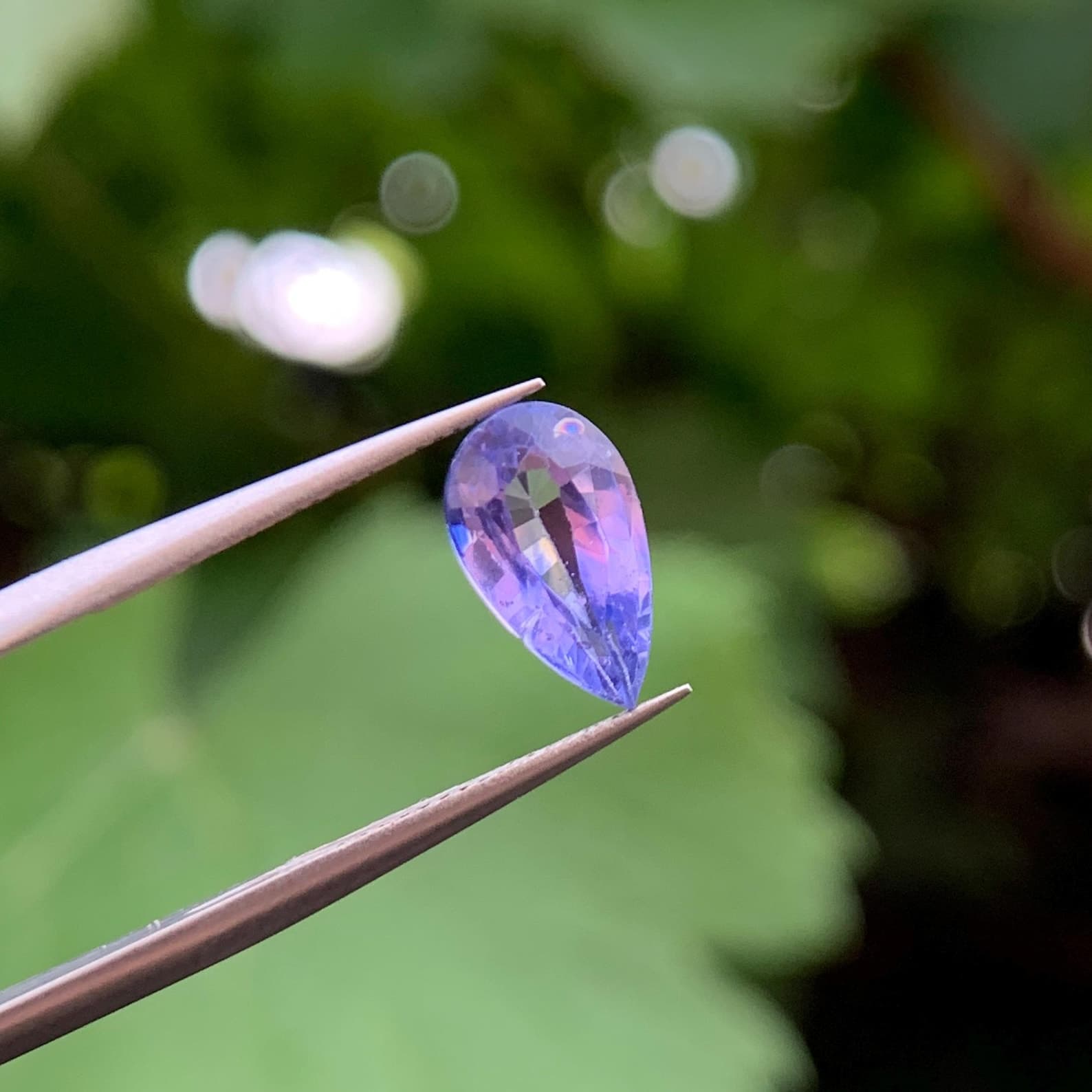 Sapphire 2.5ct Pear Cut, natural blue sapphire from Pakistan