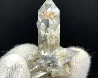 Clear Quartz Mineral Specimen, natural colourless quartz from Pakistan