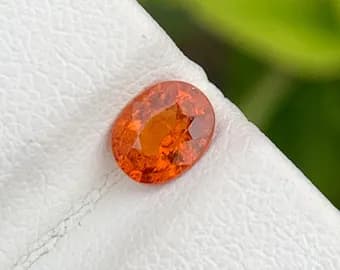 Spessartine Garnet 0.85ct Oval Cut