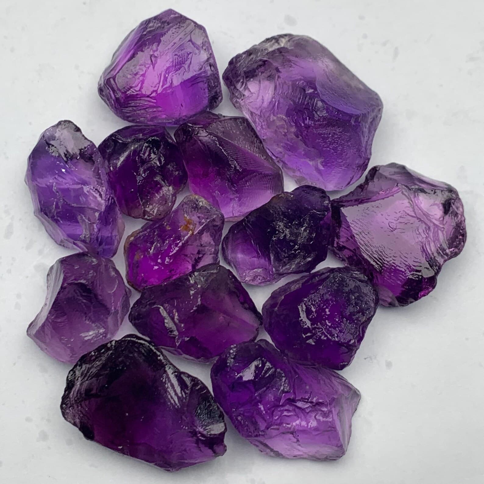 Amethyst 88.74g Rough Crystal, natural purple amethyst from Pakistan