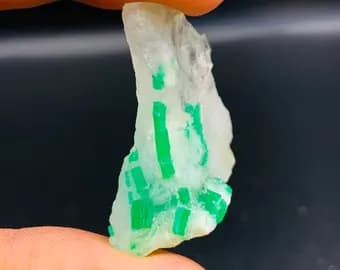 Swat Emerald Mineral Specimen, natural green emerald from Swat Valley, Pakistan