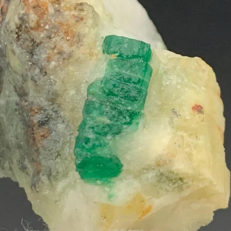 Swat Emerald 39.5g Mineral Specimen, natural green emerald from Swat Valley, Pakistan, 39.5 g