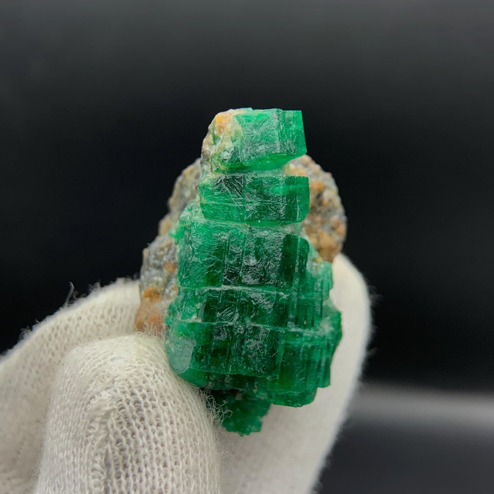 Swat Emerald Mineral Specimen, natural green emerald from Swat Valley, Pakistan