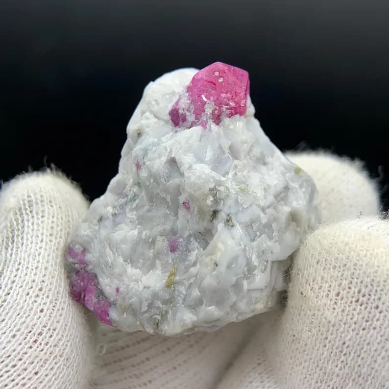Ruby 32.8g Mineral Specimen, natural red ruby from Pakistan, 32.8 g