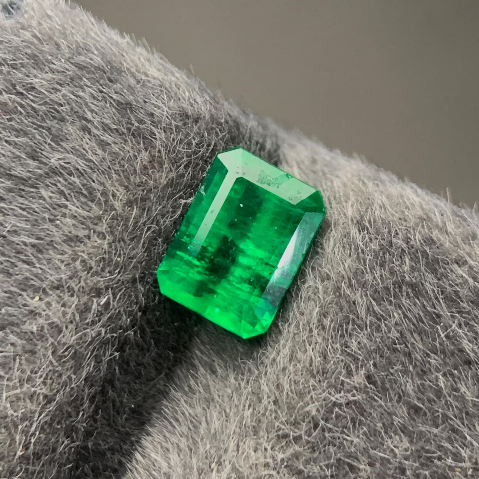 Swat Emerald Emerald Cut, natural green emerald from Swat Valley, Pakistan
