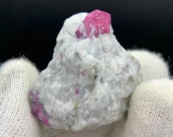 Ruby 32.8g Mineral Specimen, natural red ruby from Pakistan