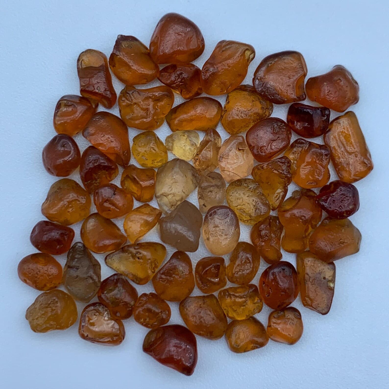 Spessartine Garnet 82.5ct Parcel, natural orange garnet from Pakistan