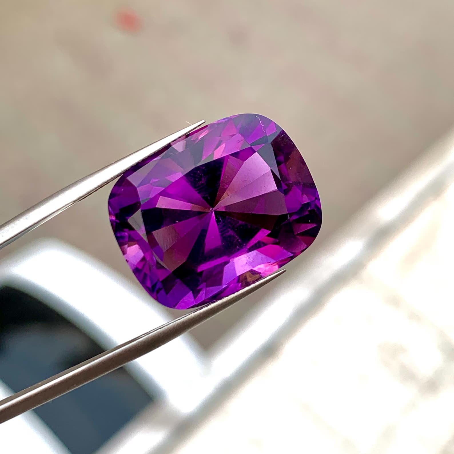 Amethyst 29.5ct, natural purple amethyst from Pakistan